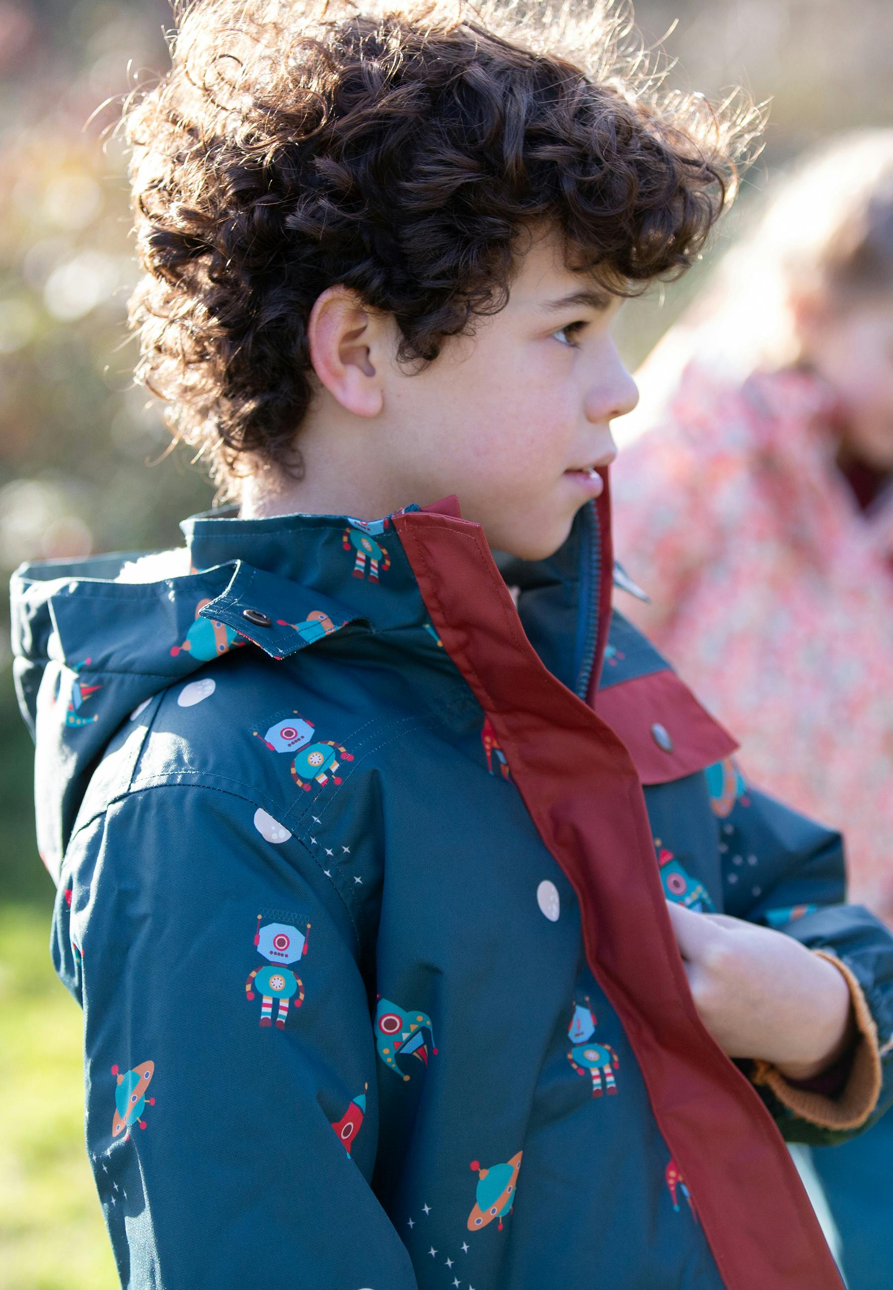 Into Space Recycled Waterproof Adventure Winter Coat, Green