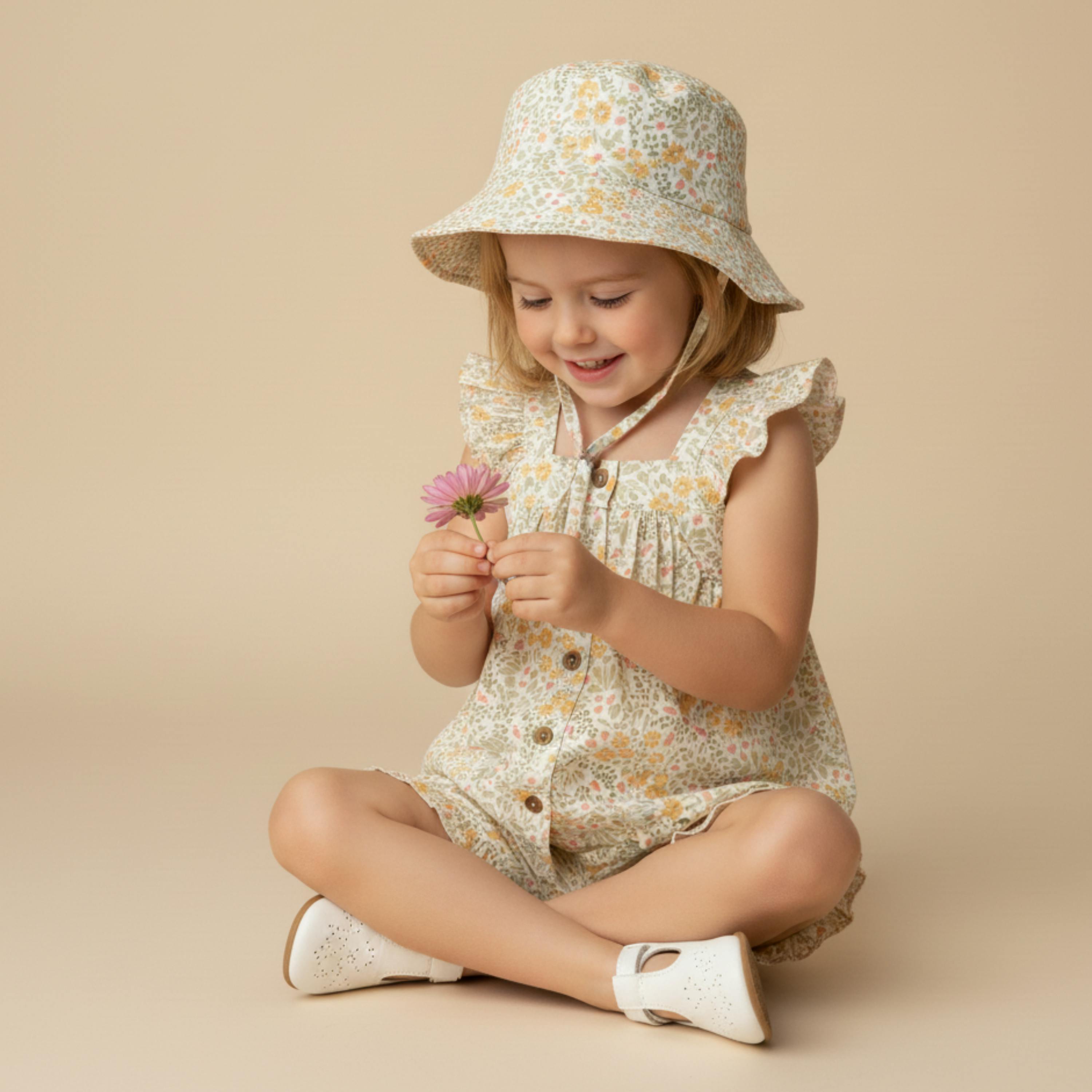 Organic Bucket Sun Hat - Bloomfield