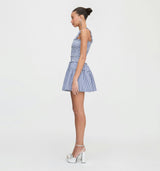 The Azalea Mini Nap Dress - Navy Gingham