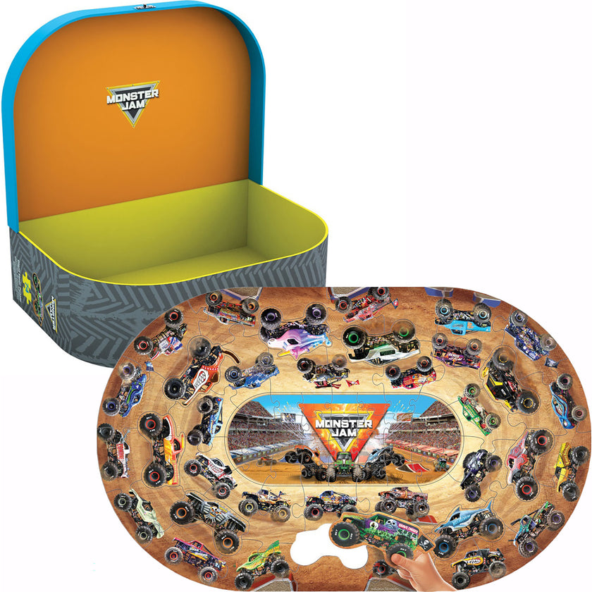 Monster Jam: Giant Floor Puzzle - 74 pc