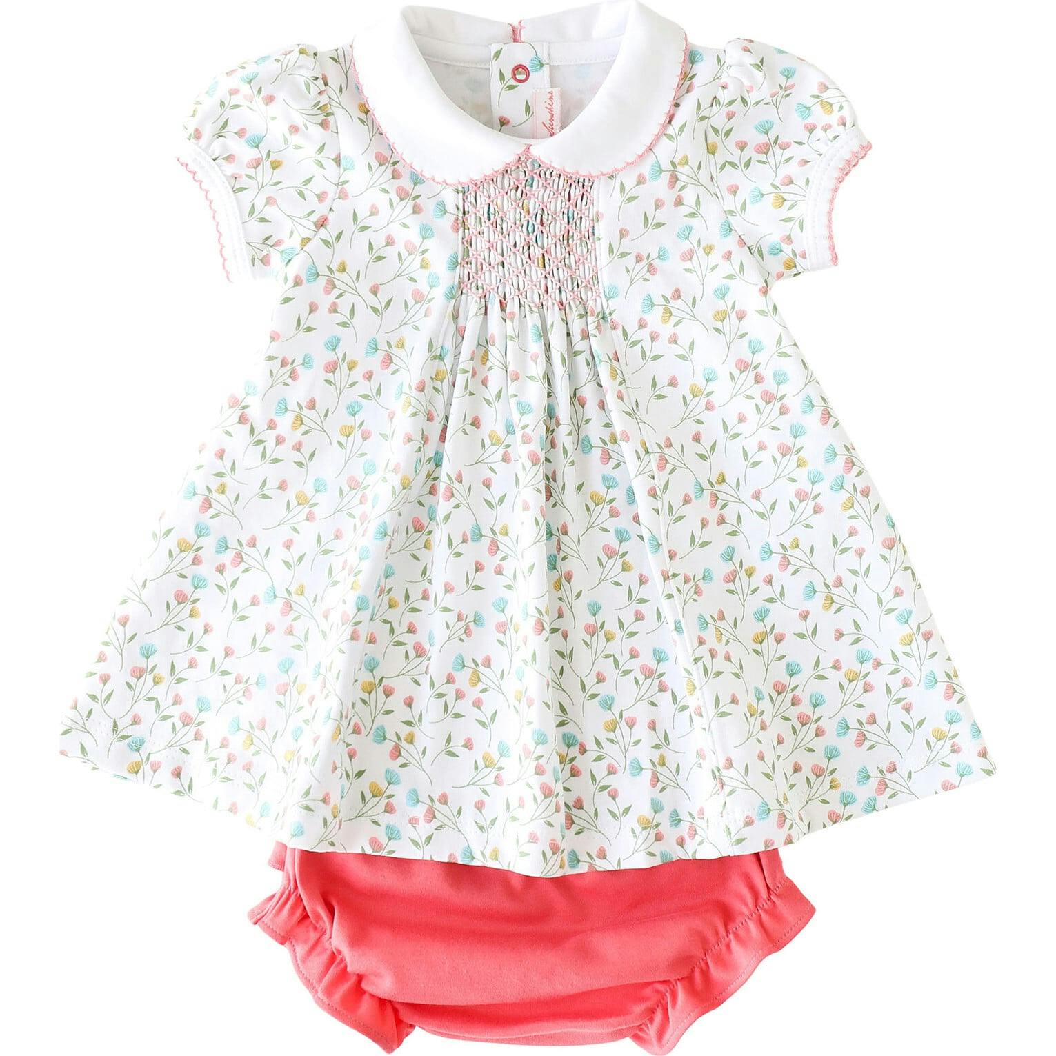 Pink Arabella Smocked Dress