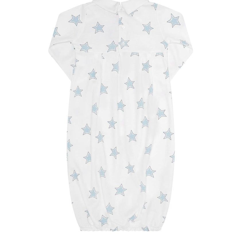 Blue Stars Print Gown
