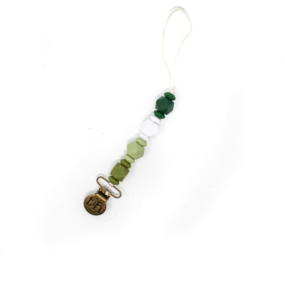 Petite Jewel Pacifier & Toy Clip