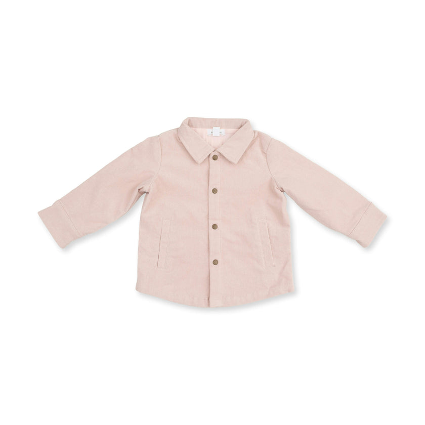 Solid Veiled Pink - Cord Sh-acket