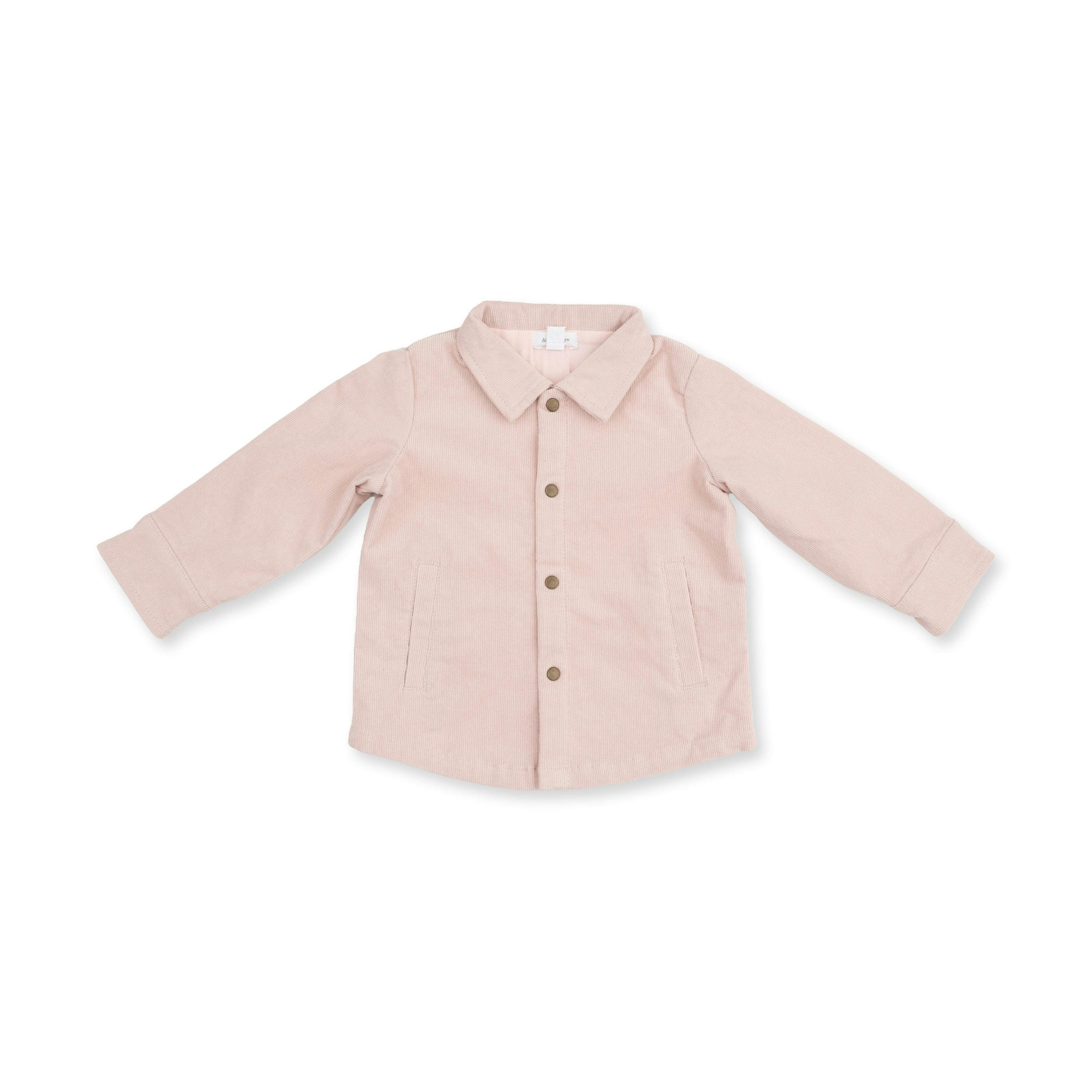 Solid Veiled Pink - Cord Sh-acket