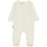 Elegant Embroidered Long Sleeve Footie