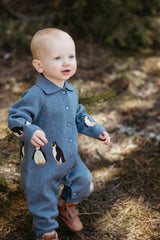 Family Knitted Collar Jumpsuit