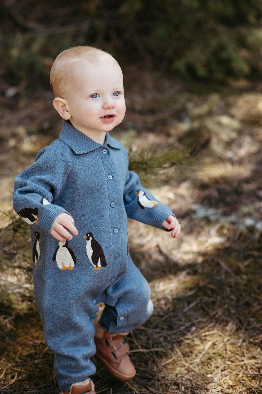 Family Knitted Collar Jumpsuit