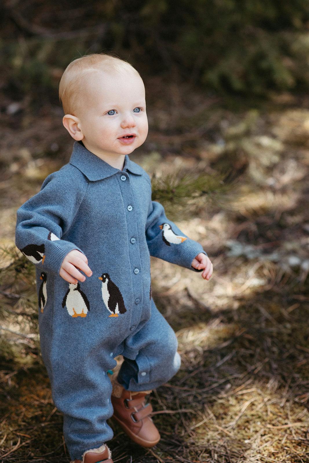 Family Knitted Collar Jumpsuit