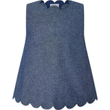 Chambray Scalloped Set