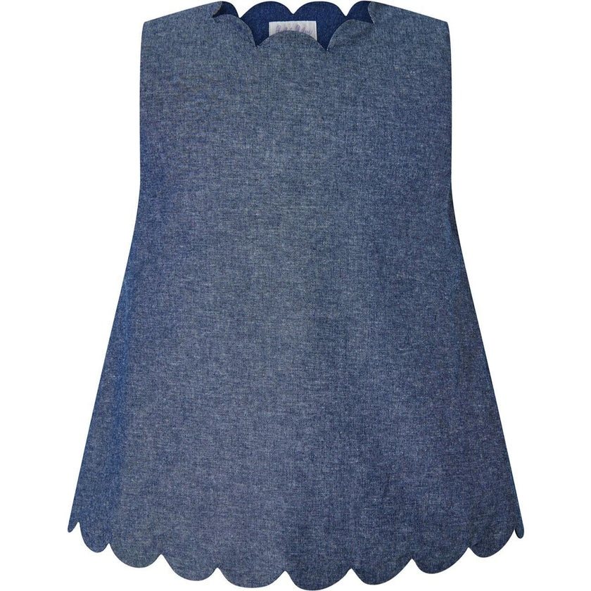 Chambray Scalloped Set