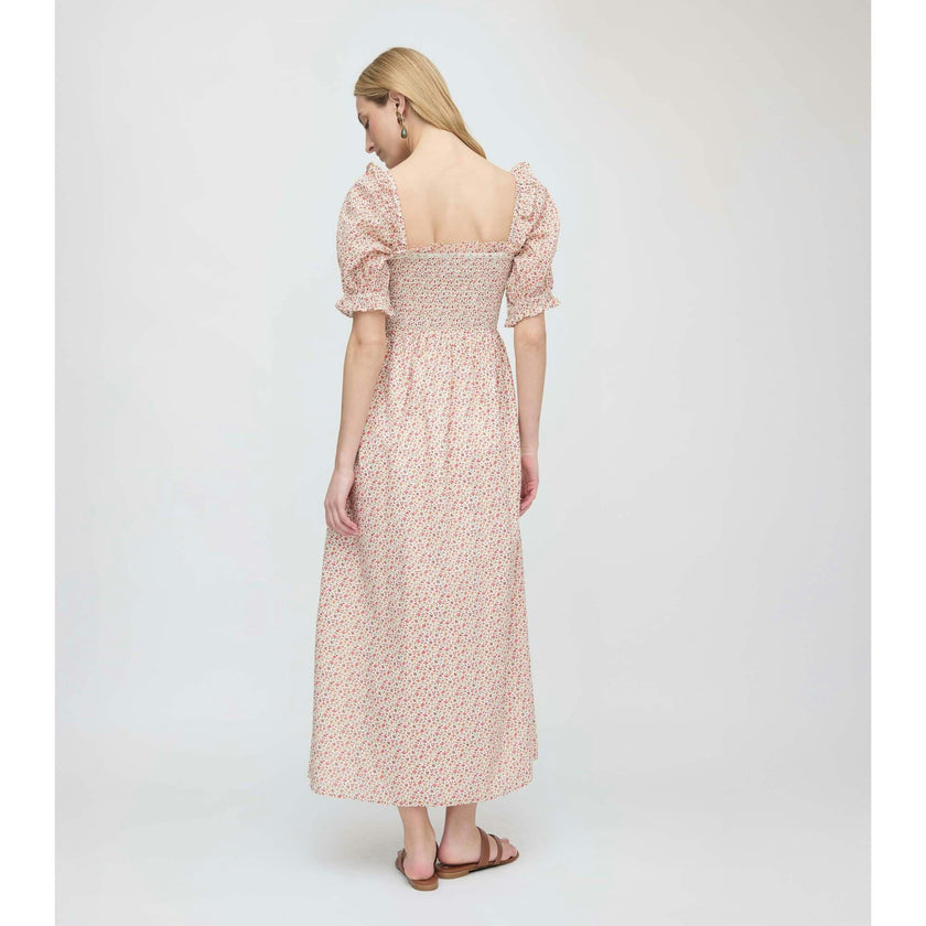 The Scarlett Nap Dress - Ivory Geo Ditsy