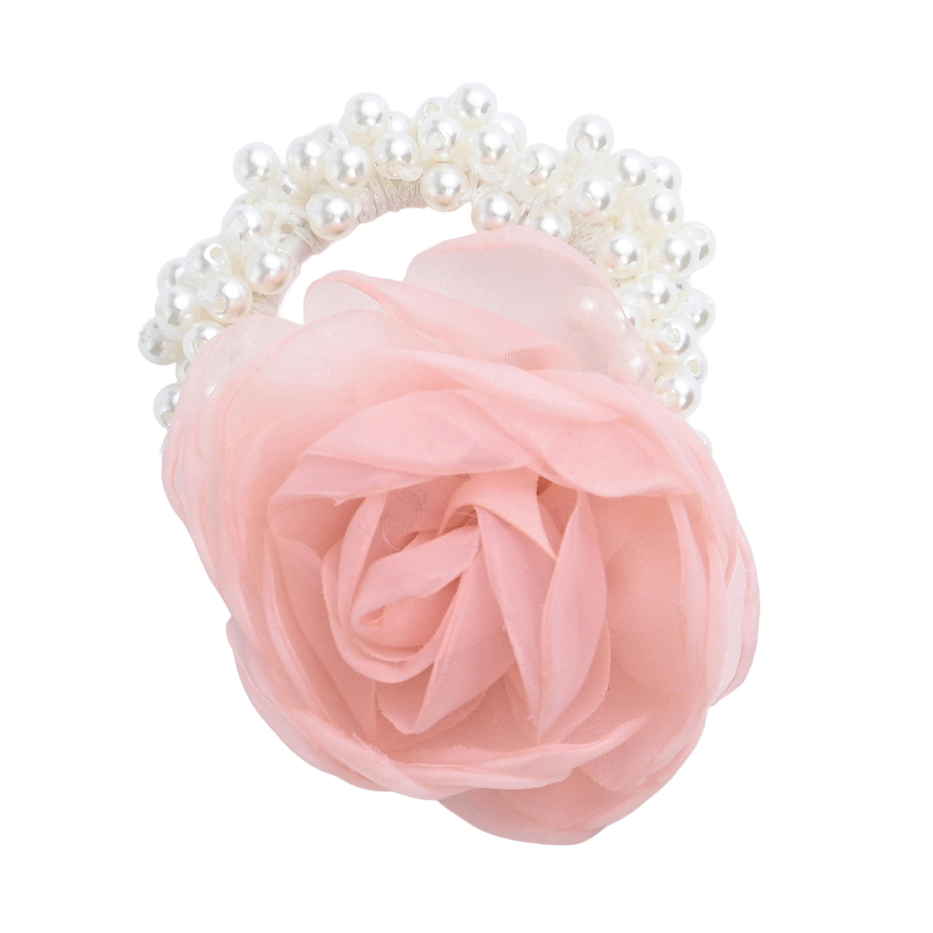 Pearl Petal Scrunchie set