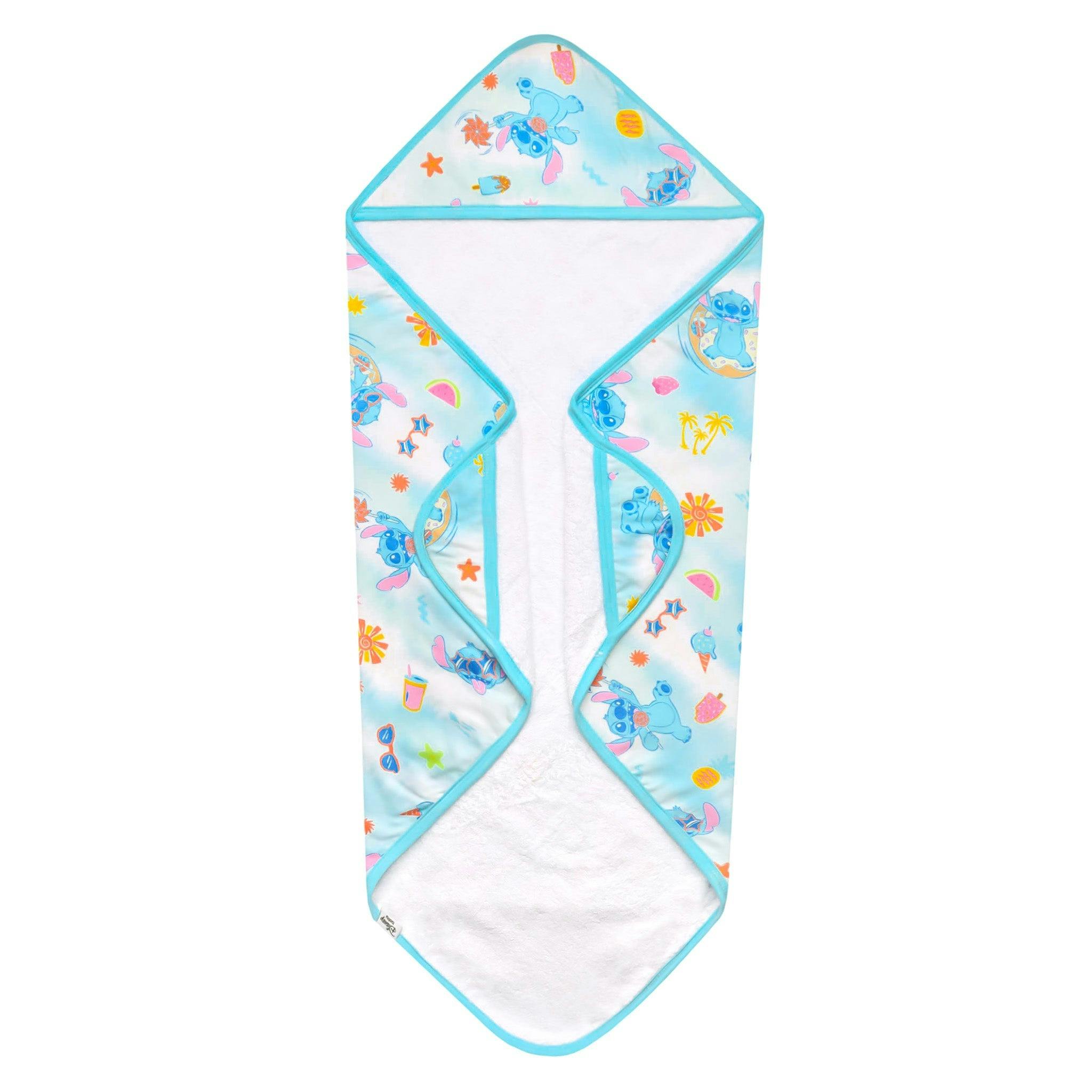 Premium Baby Knit Hooded Towel - Disney Stitch Dreamsicles