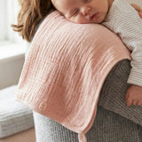 RILEY 5-Pack Crinkle Muslin Burp Cloths
