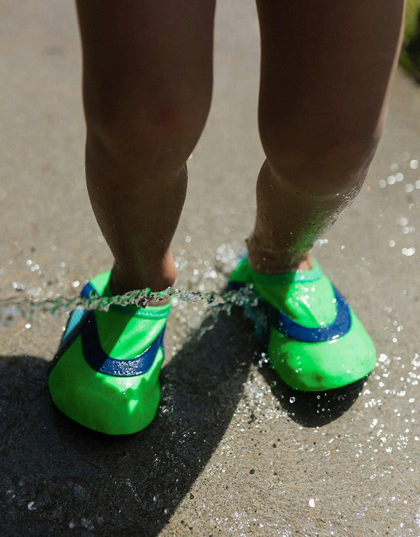 Scuba Green Spandex Aqua Shoe