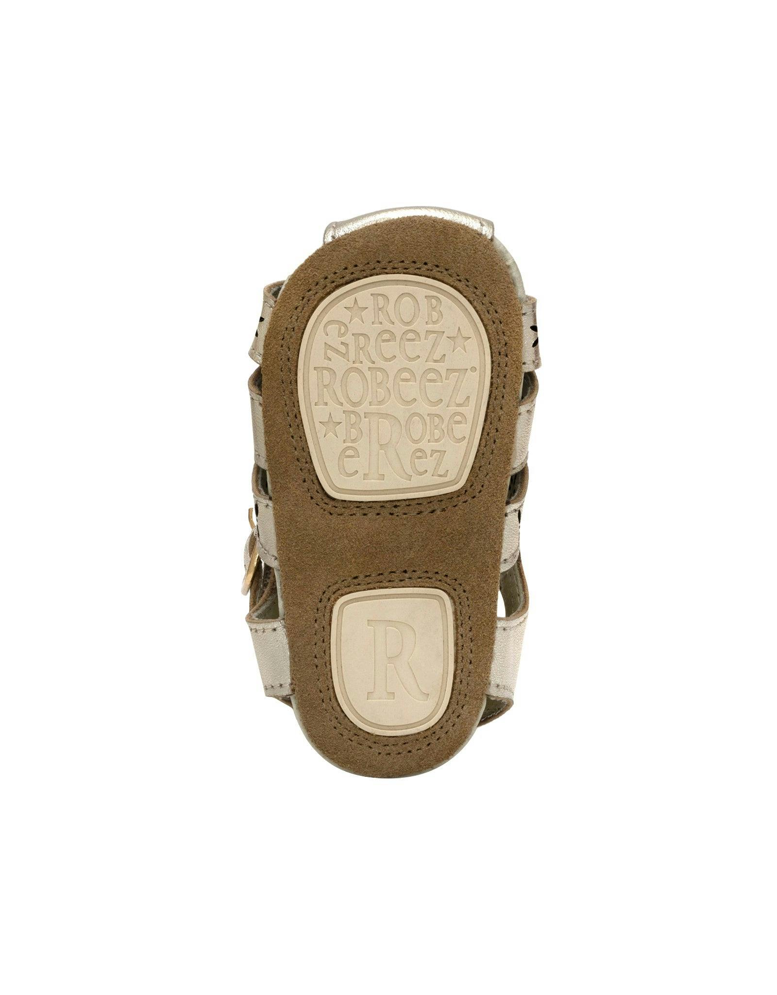 Fleur Gold Leather Sandal