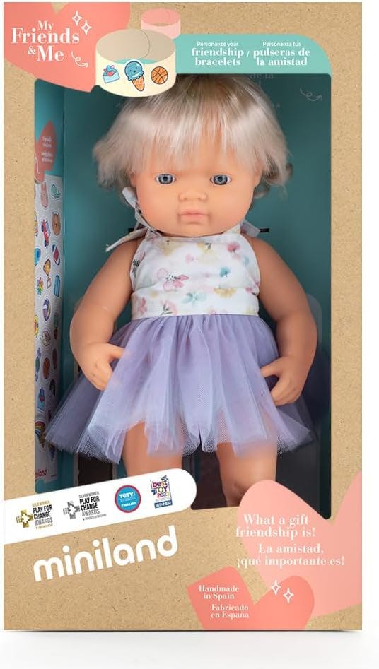 My Friends and Me Collection Baby Girl Doll with Blonde Hair and Hearing Implant - 15"