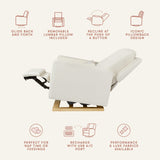 Babyletto Sigi Electronic Recliner and Glider with USB Port