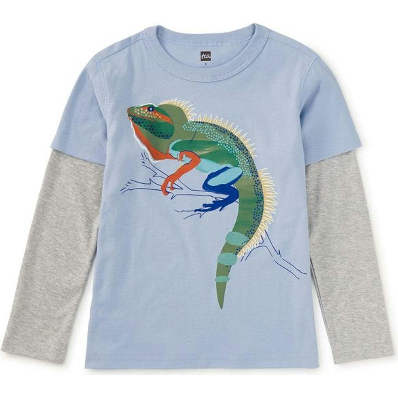 Water Layered Tee, Blue
