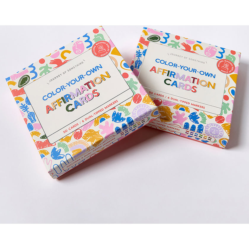 Color Your Own Affirmation Cards