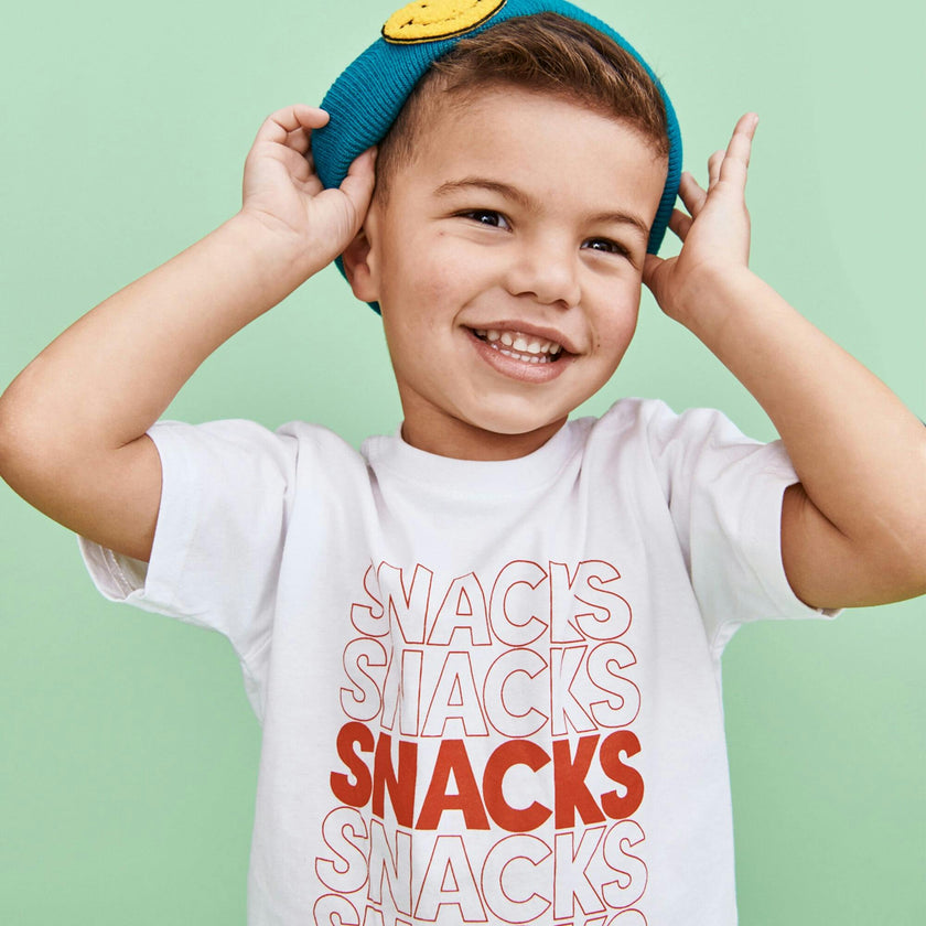 Snacks Tee Shirt, Red
