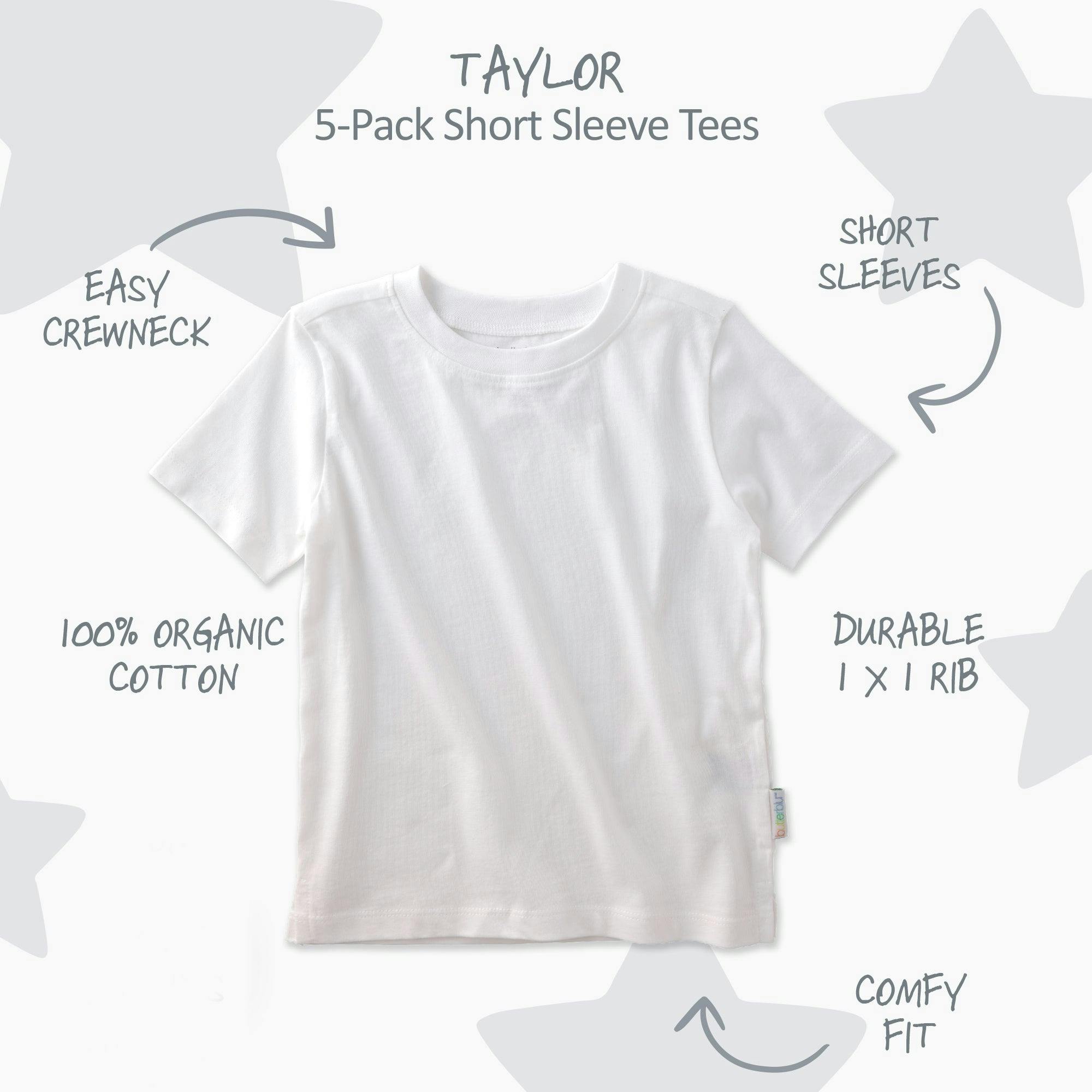 TAYLOR 5-Pack Short Sleeve T-Shirts