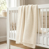 Soft Cotton Bubble-Knit Baby Stroller Blanket
