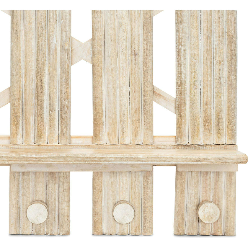 Charlie Farmhouse Wooden Fence Nursery Wall Decor Shelf