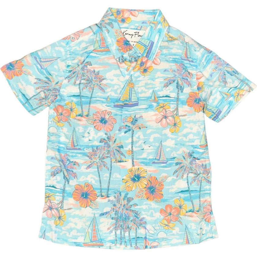 The BVIs - Boys Hawaiian Shirt