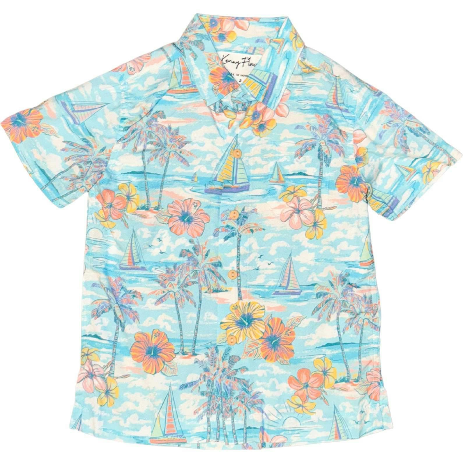 The BVIs - Boys Hawaiian Shirt