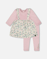 Organic Cotton Bi-Material Tunic and Leggings Set