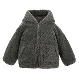 Gray Zip Fleece Jacket