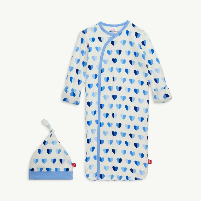 Magnetic Gown & Hat Set BLUE XOXO