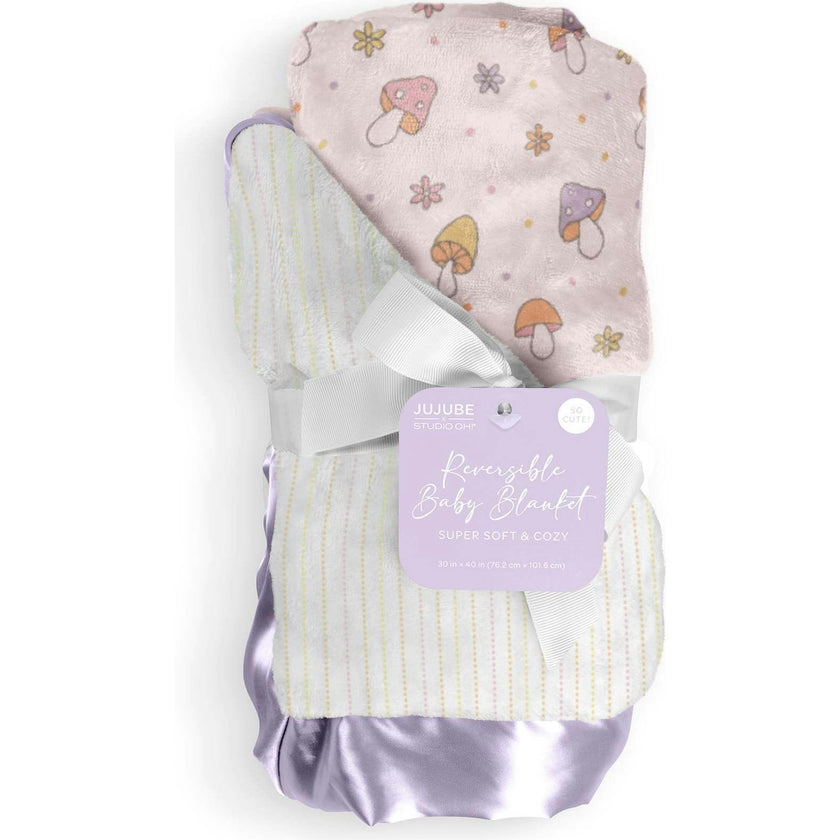 JuJuBe × Studio Oh! Printed Reversible Baby Blankets