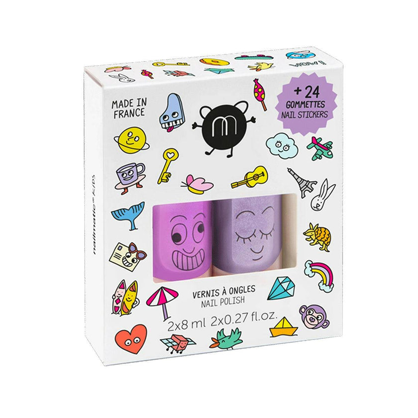 WOW Polish and Nail Stickers Set