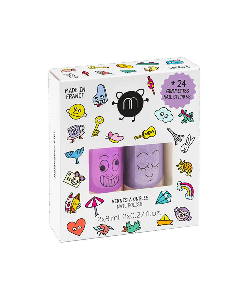 WOW Polish and Nail Stickers Set