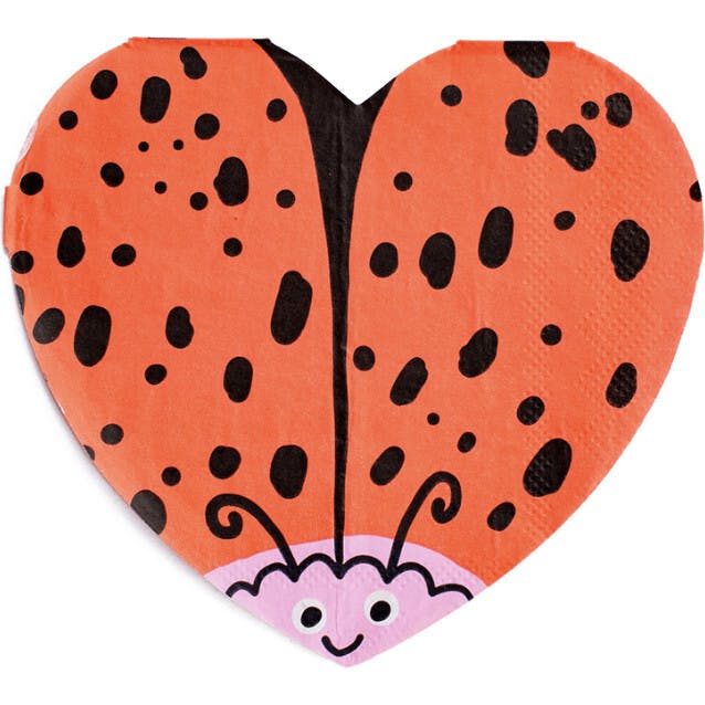Backyard Bugs Love Bug Petite Napkins