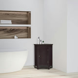 Glancy Wooden Corner Floor Cabinet with Shutter Door