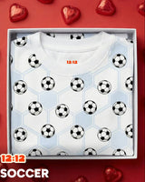 The Organic Long Sleeve Pajama Set [Soccer]