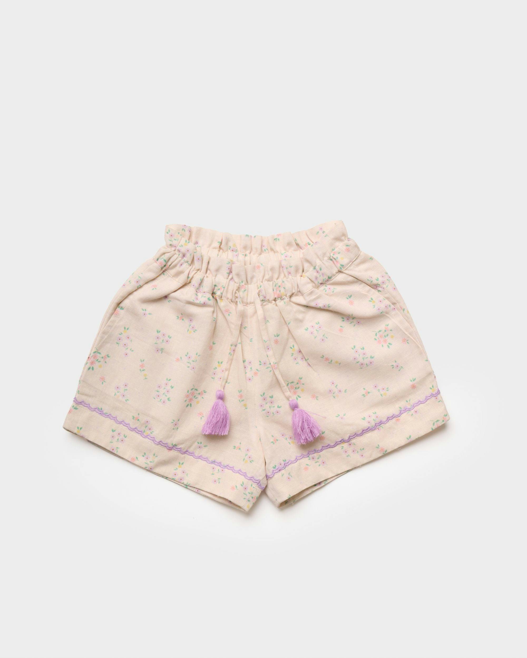 Roman Short - Painted Bouquet print