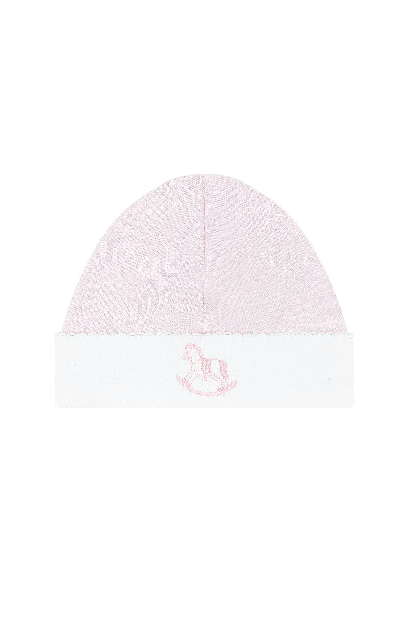 Pink Rocking Horse Embroidered Hat