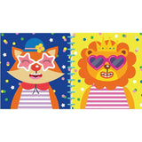 Silicone Sticker Book: Silly Animals