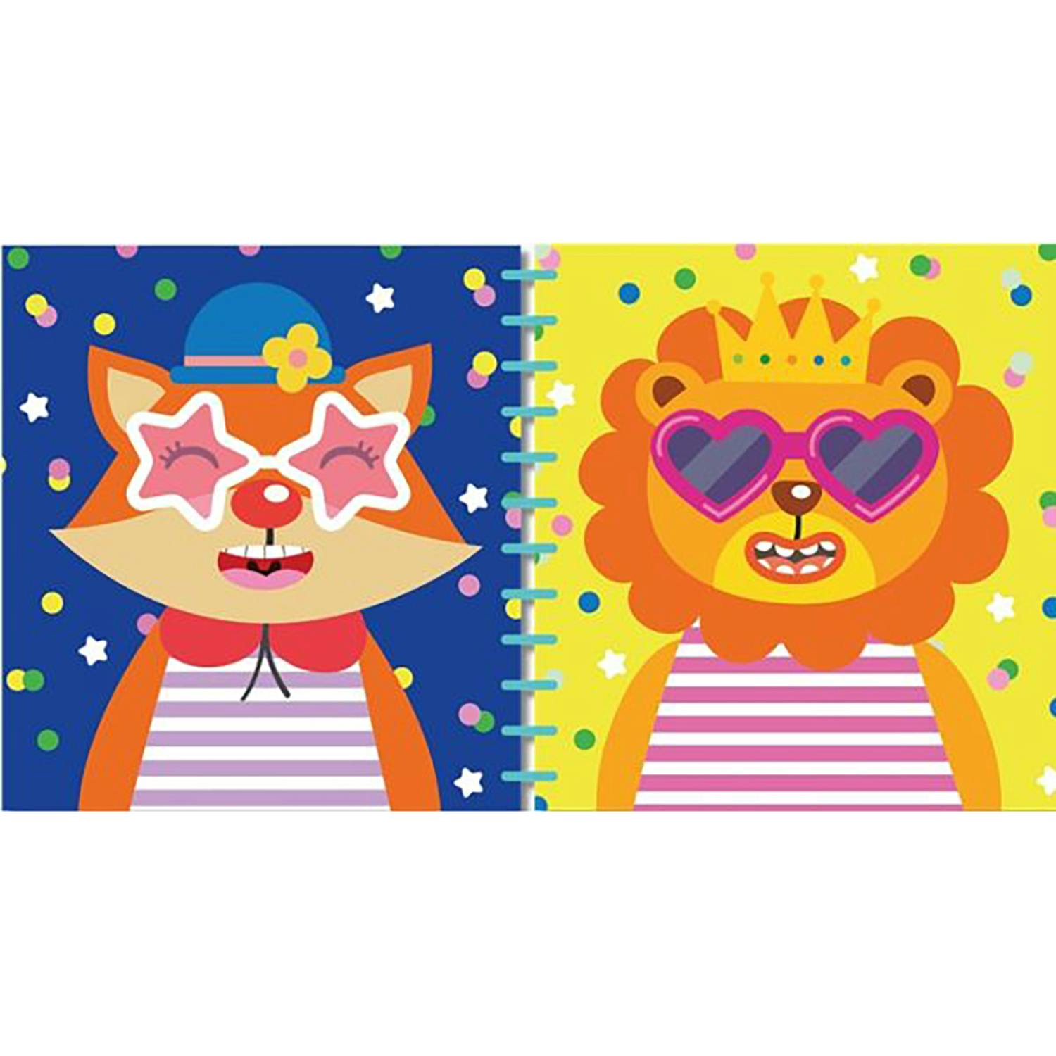 Silicone Sticker Book: Silly Animals