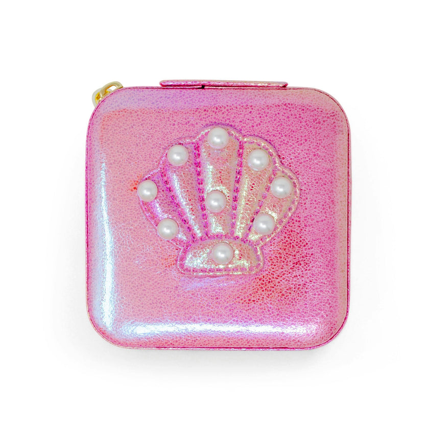 Girl's Mermaid Seashell Pearl Jewelry Box