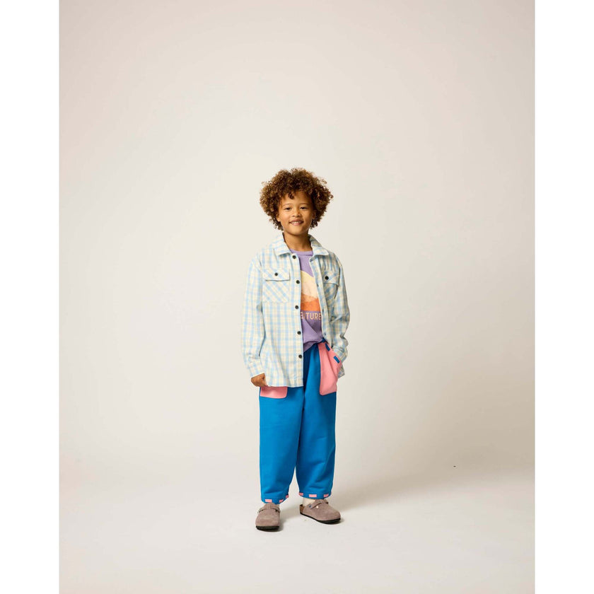 Organic  Patchpocket Pant, Blue