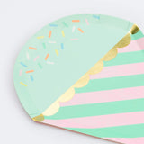 Ice Cream With Sprinkles Plates