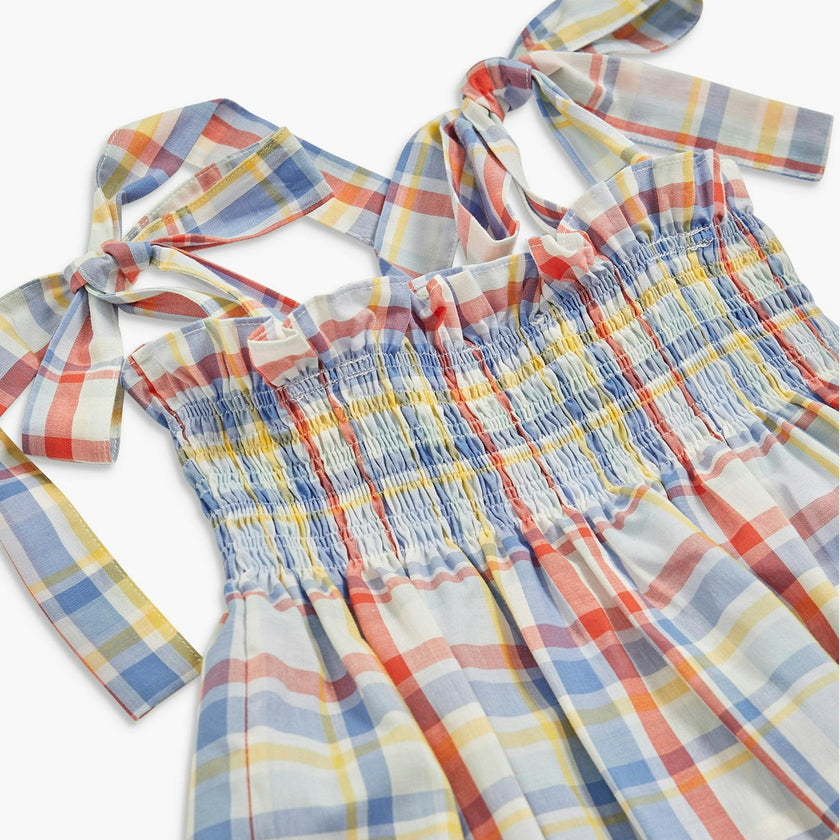 Lily Dress Multico Madras Check