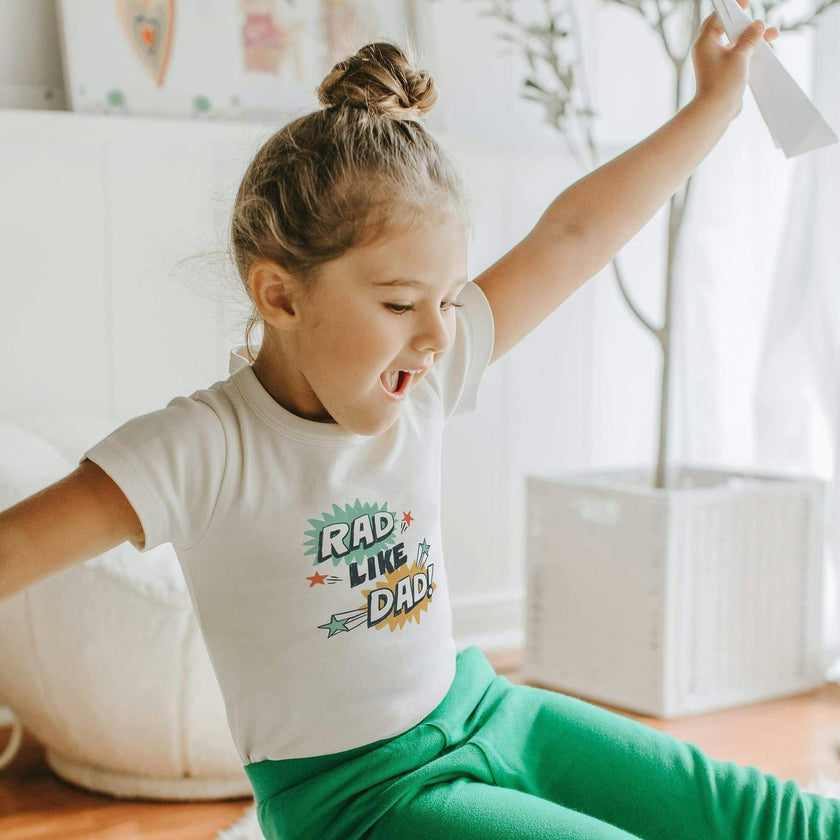 graphic tee | rad like dad explosion