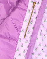 Kids Winter Coat in Pink Marigold